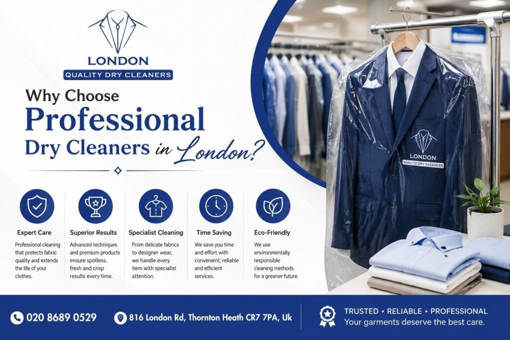 Professional Dry Cleaners London – Quality Care for Your Clothes